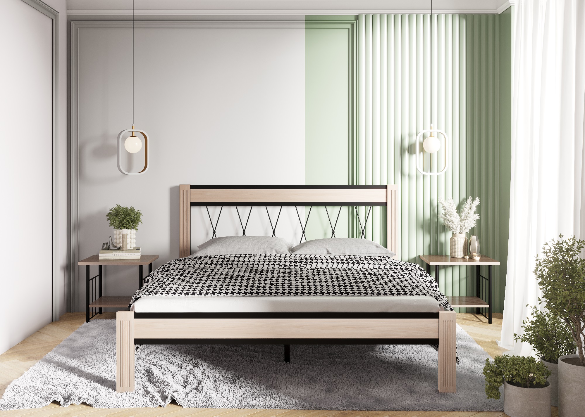 Кровать "Кантри" 1400*2000