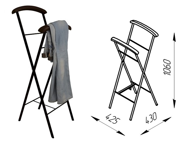 Вешалка Версаль 425*430*1060