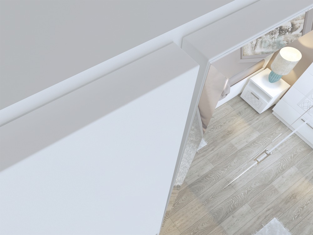 Тиффани шкаф с зеркалом 4-х створчатый М22