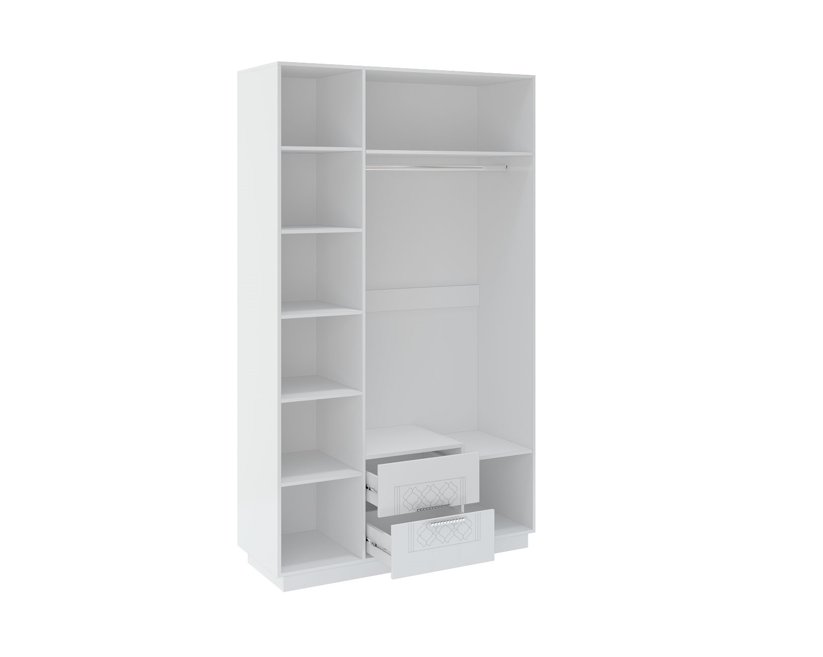 Тиффани шкаф с ящиками М29 3-х створчатый