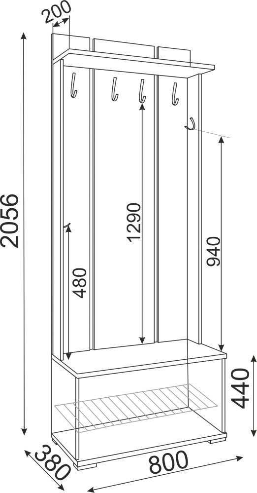 Тиффани вешалка М32