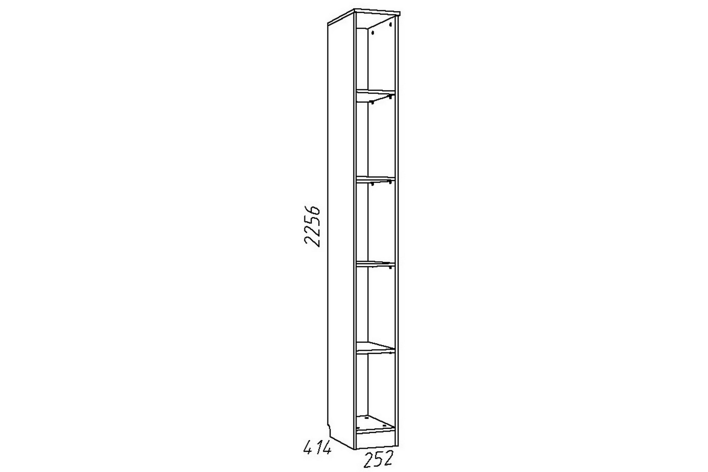 Акварель Стеллаж НМ 013.93