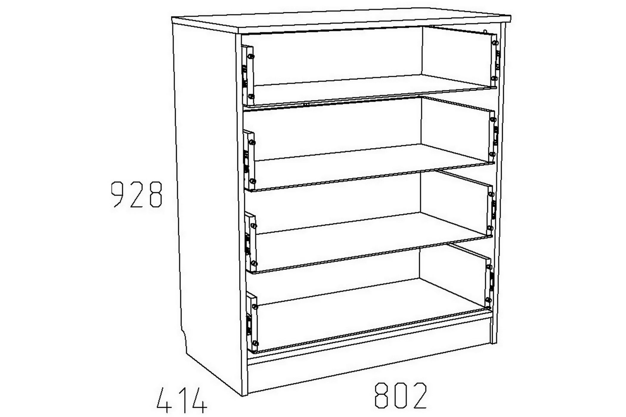 Фанк Комод НМ 013.71-01 М