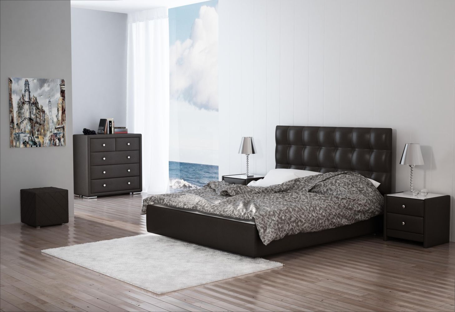 Кровать "Камила" 2000 х 1800 п/м