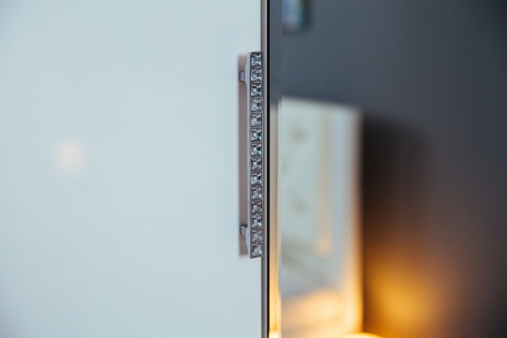 Тиффани шкаф с зеркалом 4-х створчатый М22