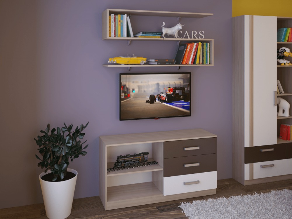 Волкер ТВ-тумба М12