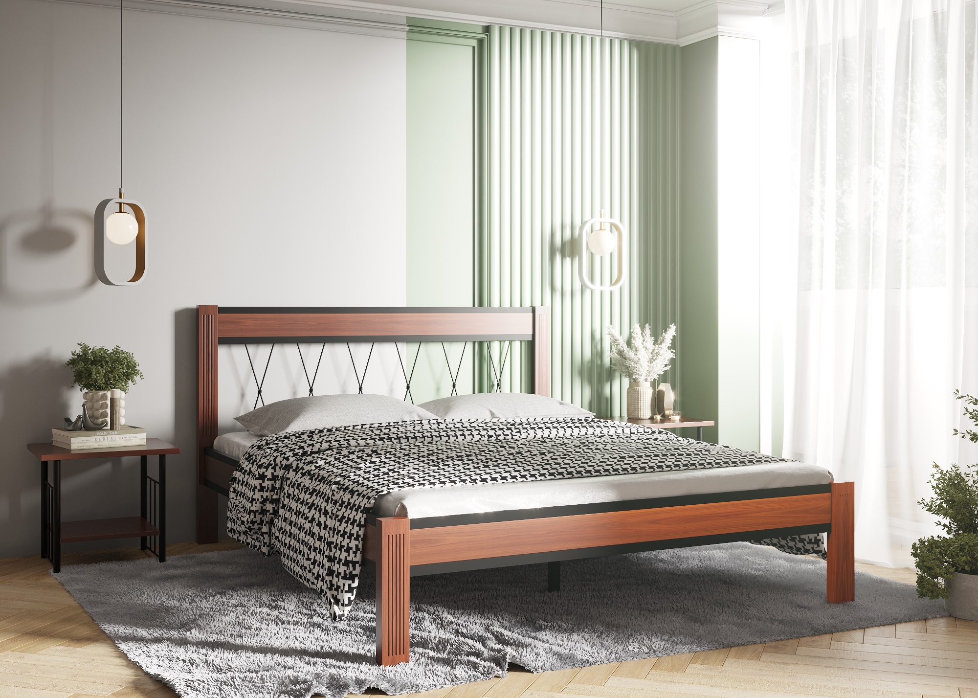 Кровать "Кантри" 1400*2000