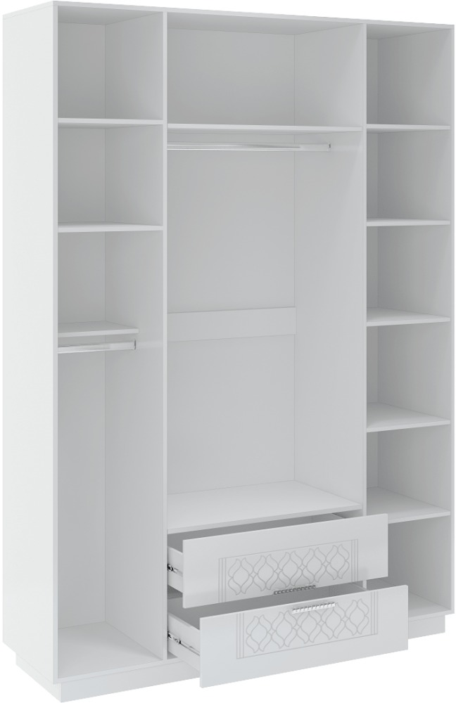 Тиффани шкаф с ящиками М28 4-х створчатый