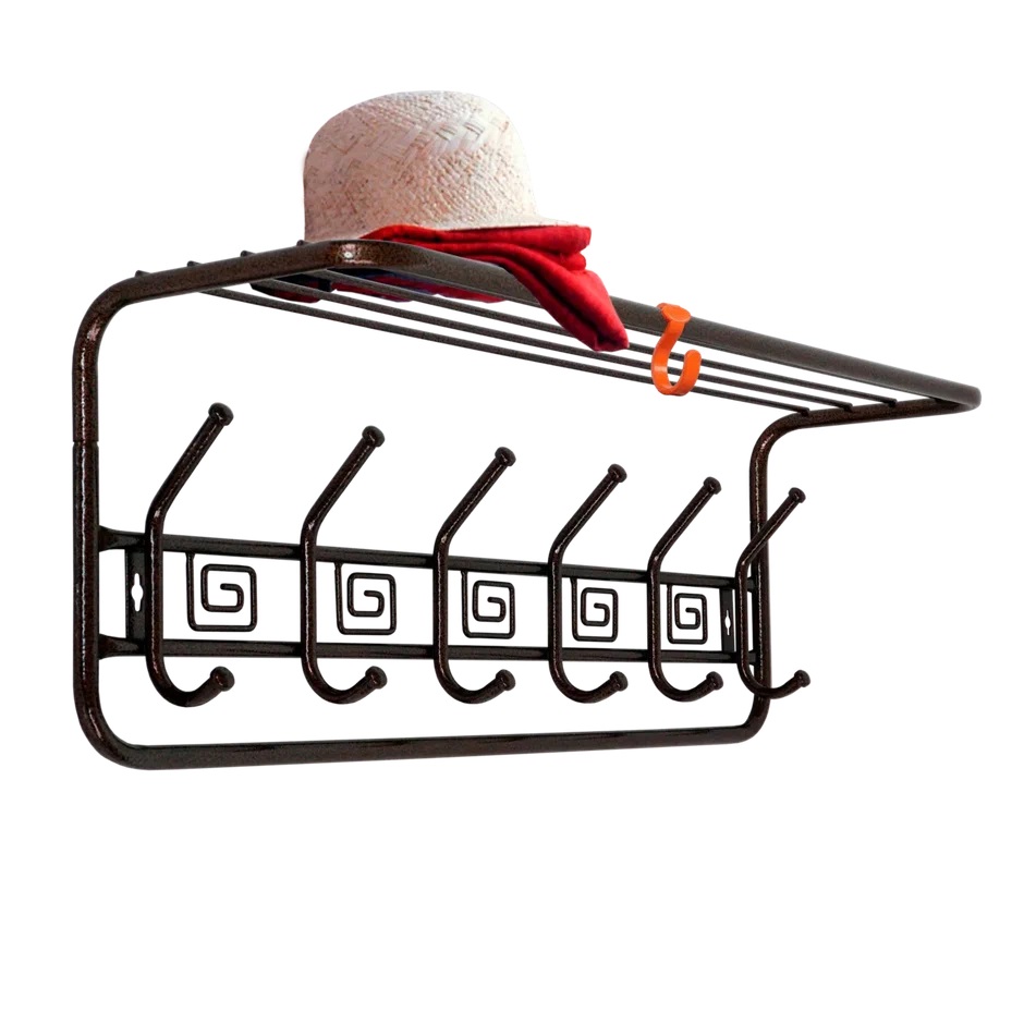 Вешалка с полкой 80см