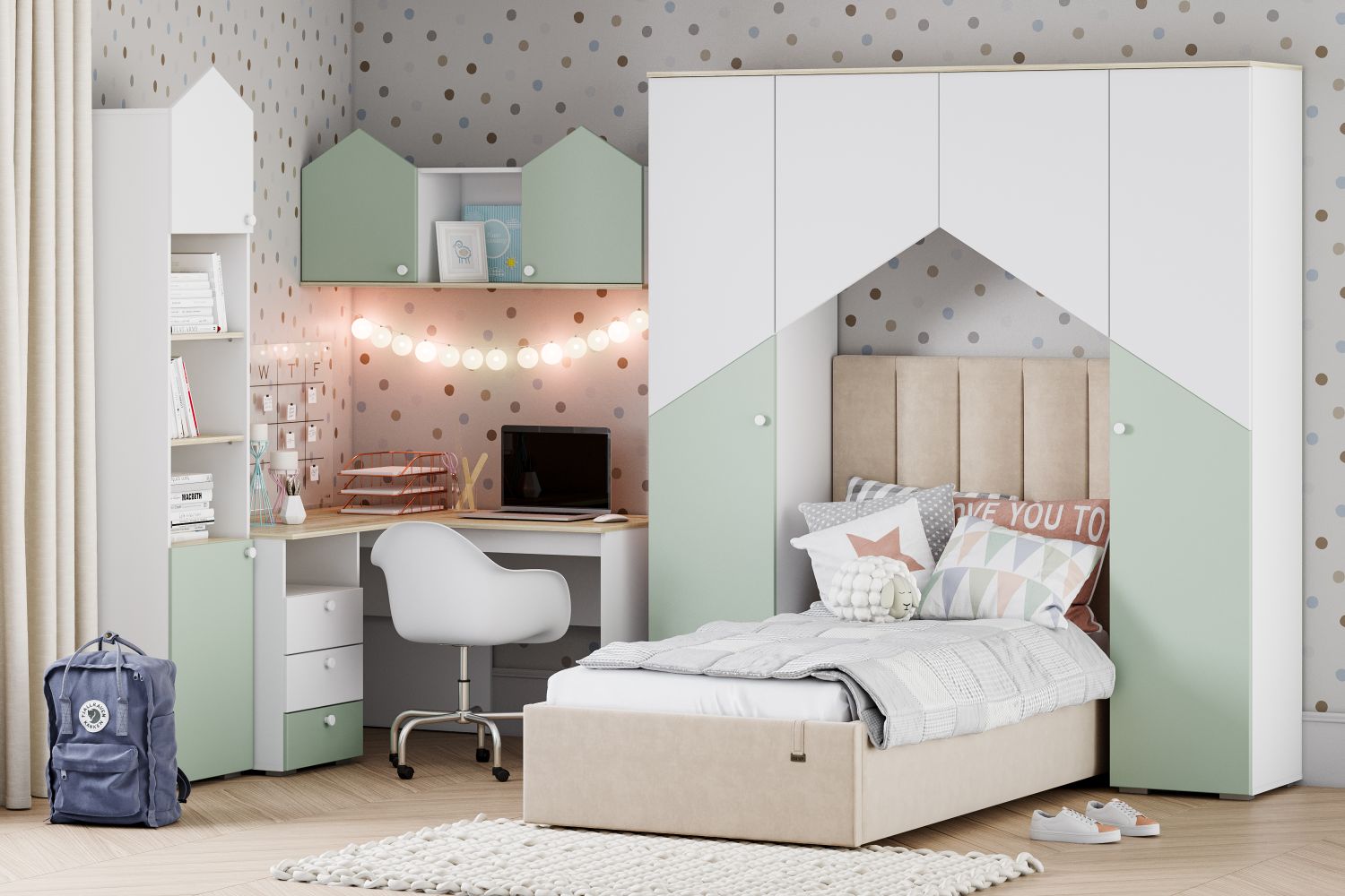 Банни Шкаф для книг НМ 041.44