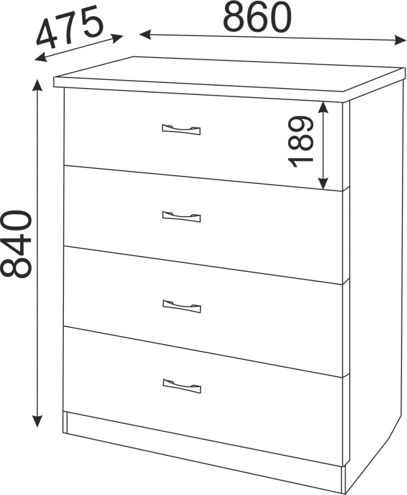 Осло Комод М02