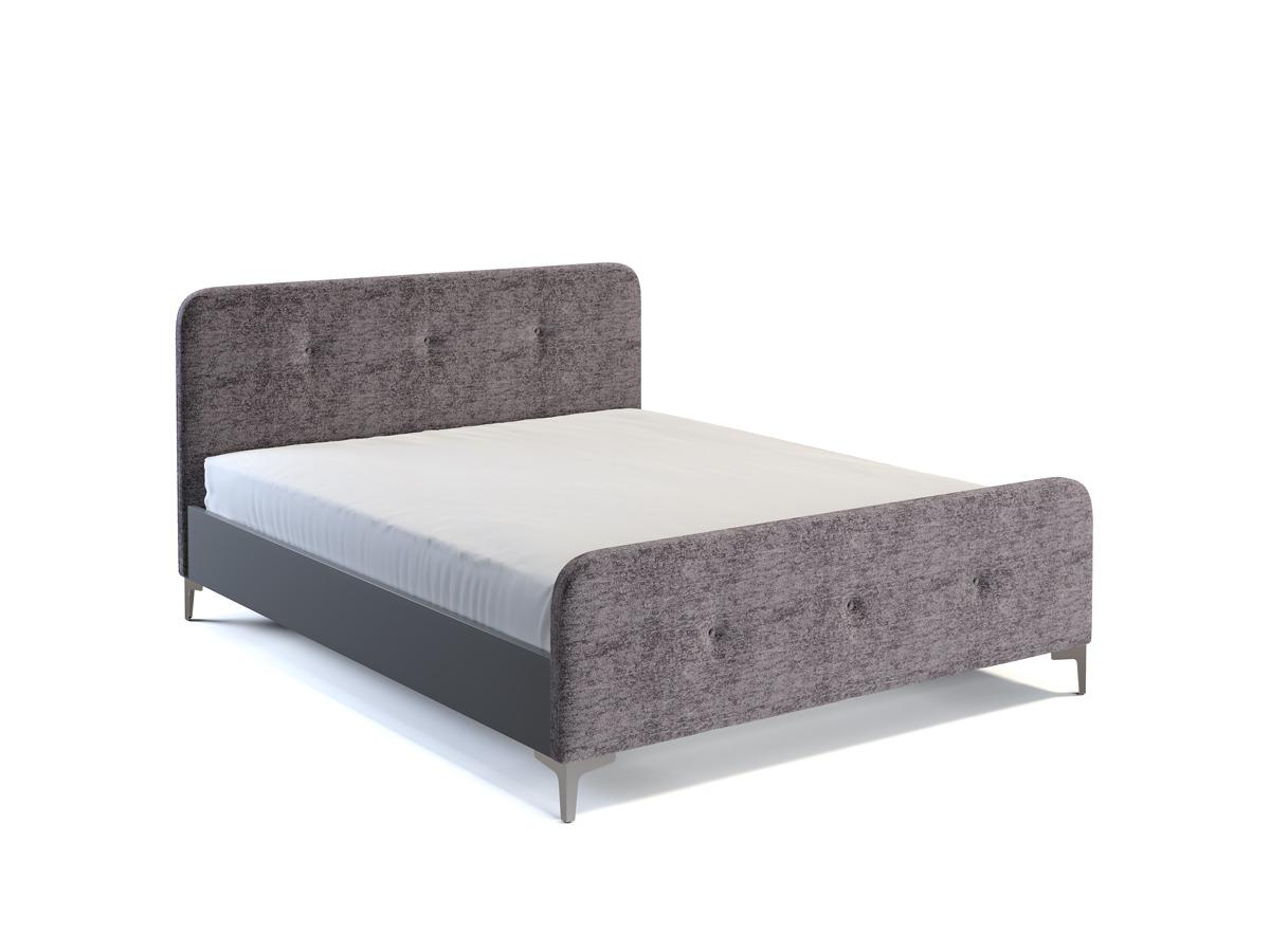 Кровать "Скандия 2" 2000х800 без п/м с пуговицами (без основания)