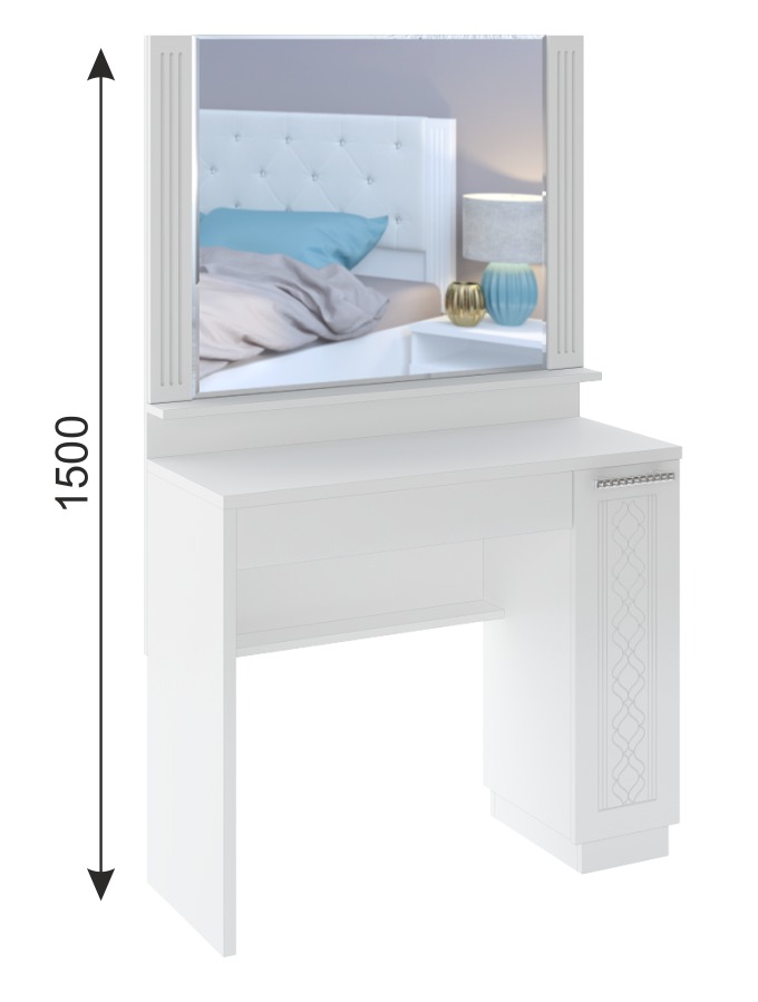 Тиффани зеркало М37 для стола 