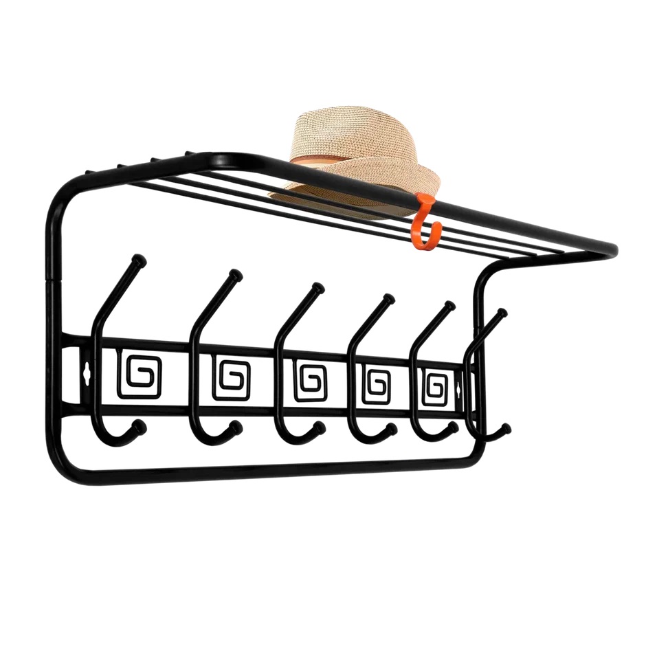 Вешалка с полкой 80см