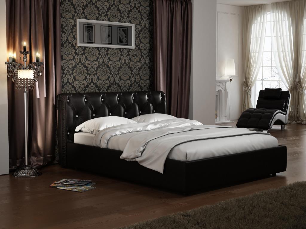 Кровать "Леонардо" 2000х1400 без п/м пуговицы