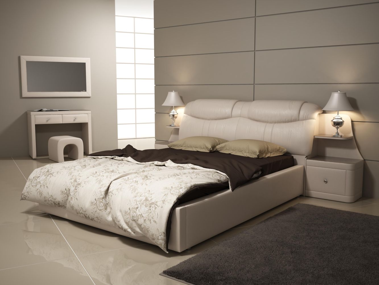 Кровать "Диана" 2000 х 1800 без п/м