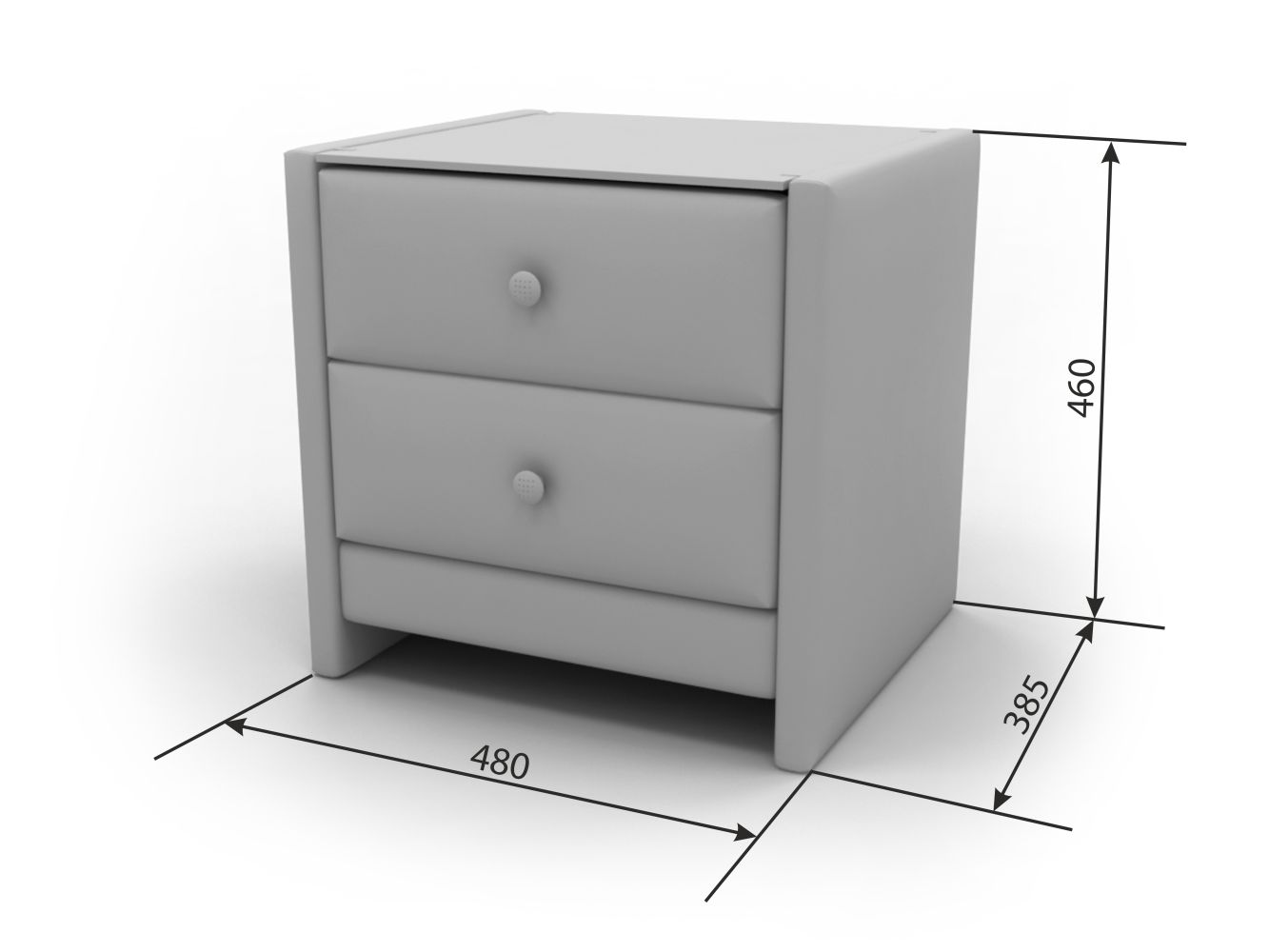 Тумба прикроватная "Элегия 2" Тумба прикроватная "Элегия 2"