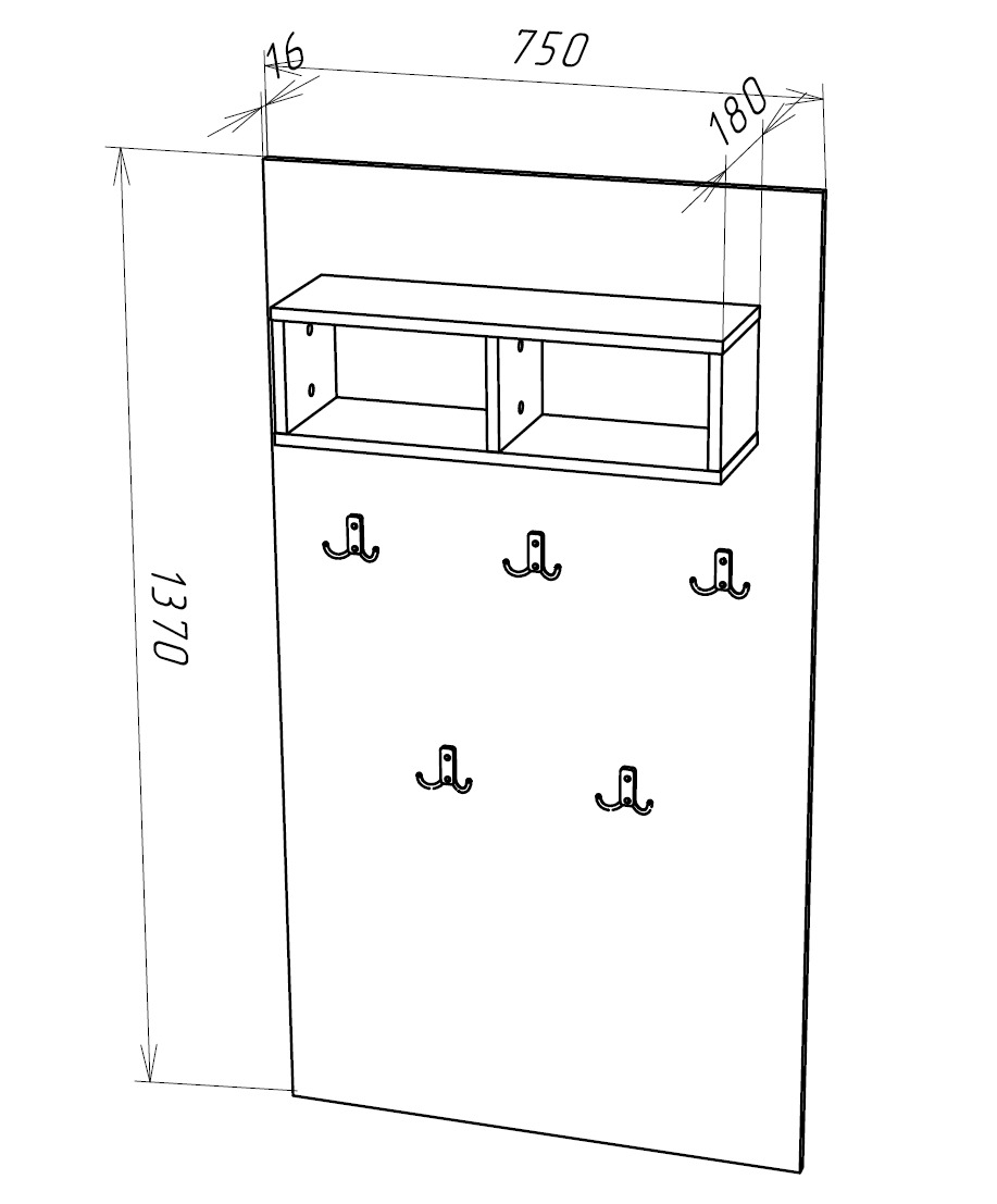 GLOSS вешалка для одежды