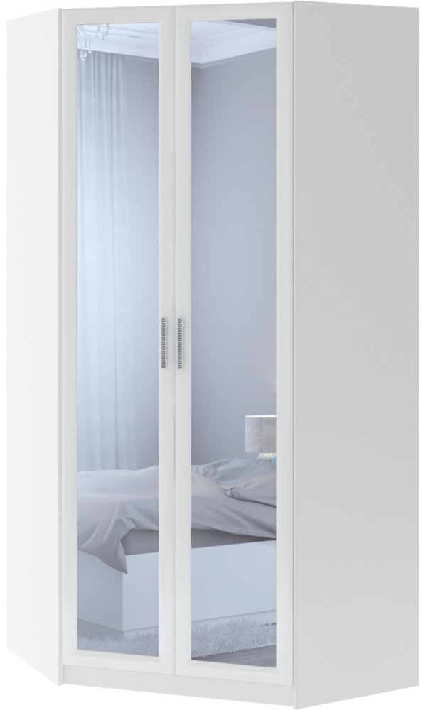 Тиффани шкаф угловой с зеркалом М35