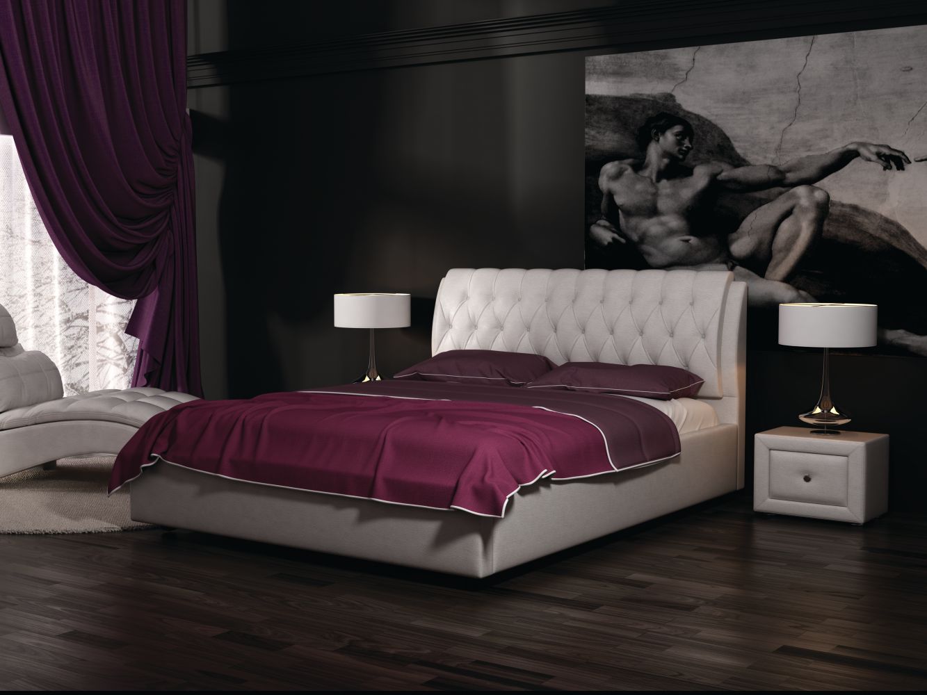 Кровать "Франческа" 2000х1600 