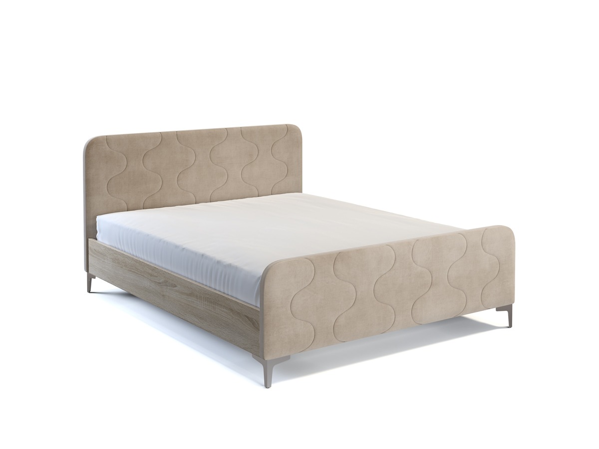 Кровать "Скандия 2" 2000х1600 без п/м строчка (без основания)