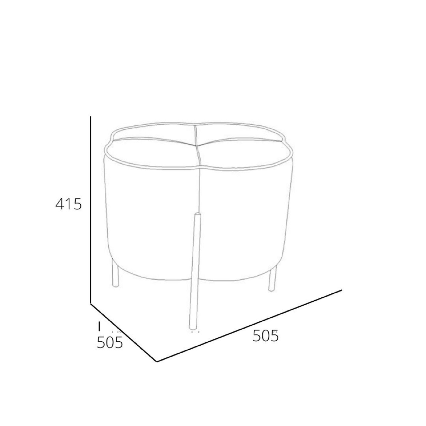 Пуф Кантри Пуф Кантри