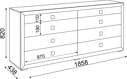 Глэдис М27 Комод