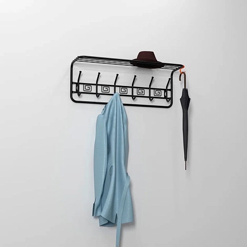 Вешалка с полкой 80см