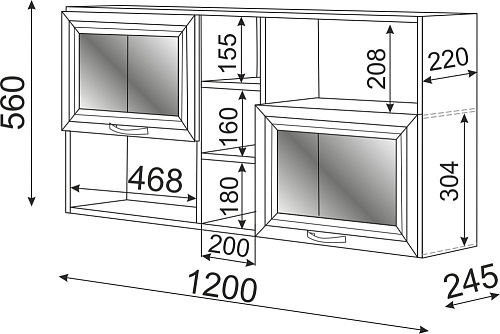 Остин Полка навесная М16