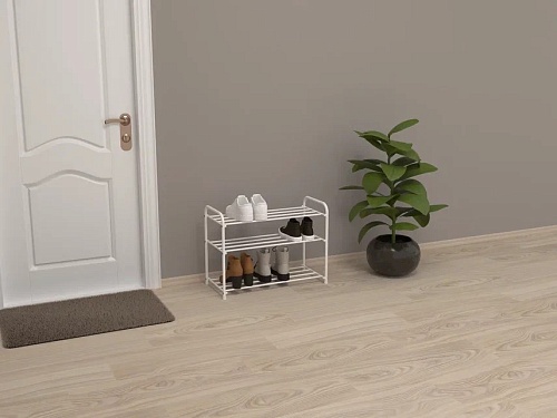 Подставка для обуви "Альфа 23" 3-х полочная 60 см Подставка для обуви "Альфа 23" 3-х полочная 60 см