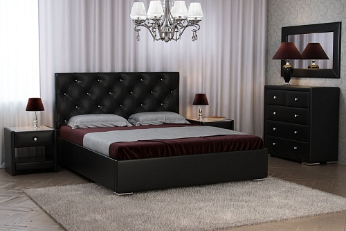 Кровать "Глория" 2000 х 1600 п/м пуговицы