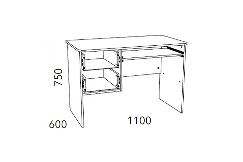 Фанк Стол для компьютера НМ 009.19-05 М2