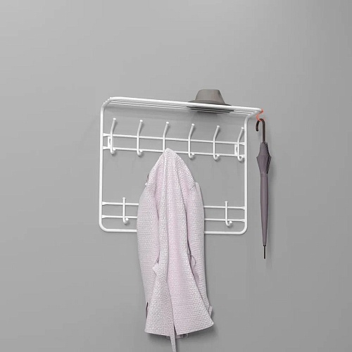 Вешалка с полкой 2-х ярусная 80 см