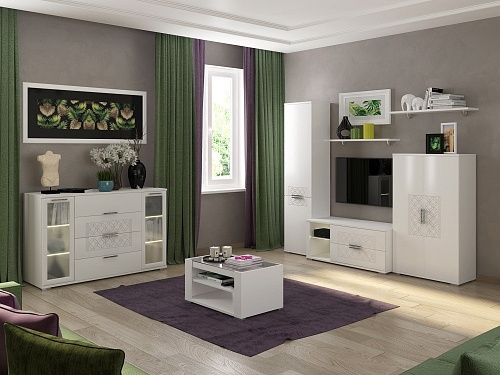 Тиффани М14 ТВ тумба малая