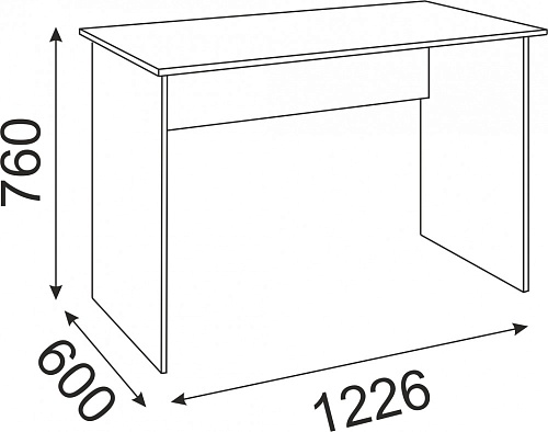 Волкер Стол компьютерный М08