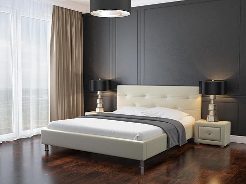 Кровать "Лаура" 2000 х 1400 с основанием стразы