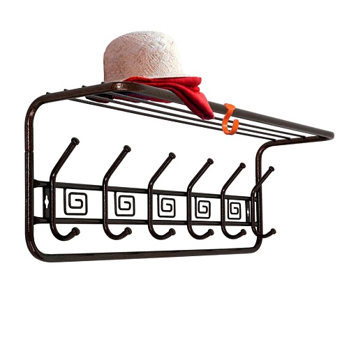 Вешалка с полкой 80см