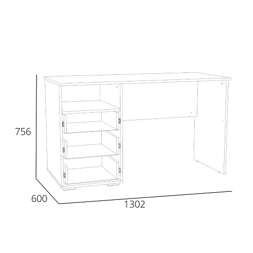 Банни Стол письменный НМ 041.40