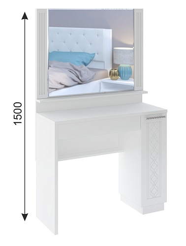 Тиффани зеркало М37 для стола 