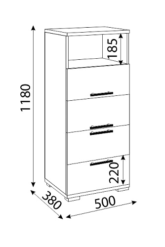 Мармарис М10 Комод малый Мармарис М10 Комод малый