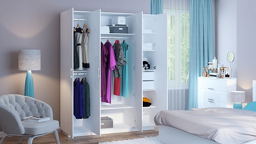 Тиффани шкаф 4-х створчатый М21