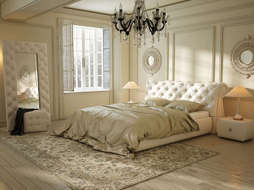 Кровать "Джульетта" 2000 х 1600 без п/м стразы