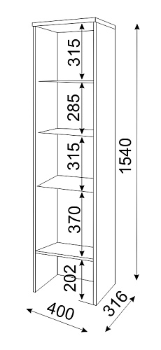 Мармарис М04 Пенал-надстройка