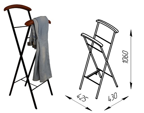 Вешалка Версаль 425*430*1060