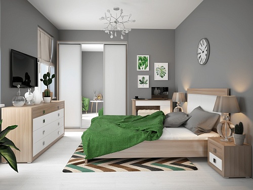 Глэдис М31 Кровать 1,6 с настилом и мягкой частью