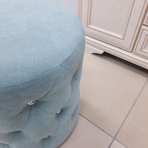 Пуф круглый "Франческа" (стразы)