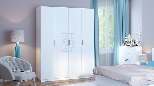 Тиффани шкаф 4-х створчатый М21