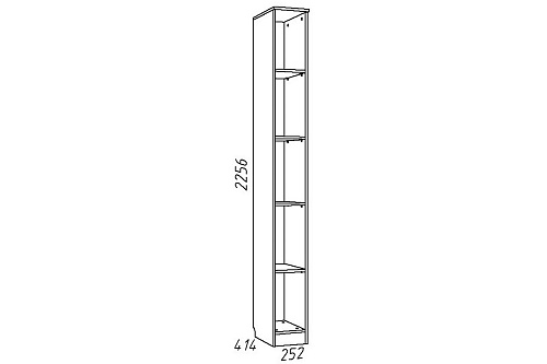 Акварель Стеллаж НМ 013.93