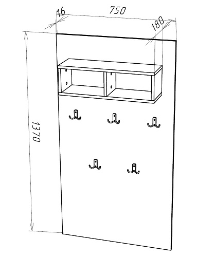 GLOSS вешалка для одежды