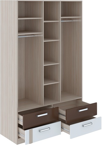 Волкер Шкаф трёхсекционный М02